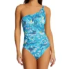 Bleu Rod Beattie Paradise Found One Shoulder One Piece Swimsuit PF22785 -Lumiere Bikinis Shop bleu rod beattie bleu01 pf22785 gs