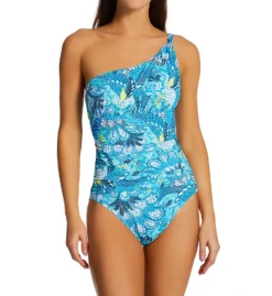 Bleu Rod Beattie Paradise Found One Shoulder One Piece Swimsuit PF22785