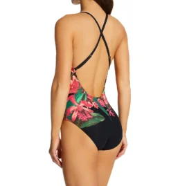 Bleu Rod Beattie Return To Rio High Neck Keyhole One Piece Swimsuit RR22204 -Lumiere Bikinis Shop bleu rod beattie bleu01 rr22204 bs