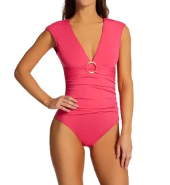Bleu Rod Beattie Ring Me Up Cap Sleeve One Piece Swimsuit RU22206