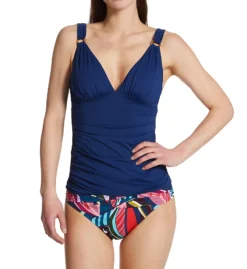 Bleu Rod Beattie Ring Me Up Molded Tankini Swim Top RU22493