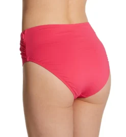 Bleu Rod Beattie Ring Me Up High Waist Draped Swim Bottom RU22508 -Lumiere Bikinis Shop bleu rod beattie bleu01 ru22508 bs