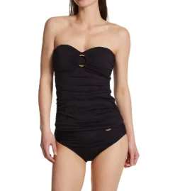 Bleu Rod Beattie Ring Me Up High Waist Draped Swim Bottom RU22508 -Lumiere Bikinis Shop bleu rod beattie bleu01 ru22508 cs3