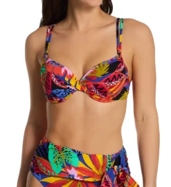 Bleu Rod Beattie Night Safari Underwire Molded Swim Top S23302