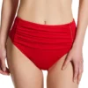 Bleu Rod Beattie Behind The Seams High Waist Shirred Swim Bottom SM22928 -Lumiere Bikinis Shop bleu rod beattie bleu01 sm22928 gs