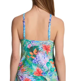 Bleu Rod Beattie Tropical Flight High Neck Tankini Swim Top TF23271 -Lumiere Bikinis Shop bleu rod beattie bleu01 tf23271 bs
