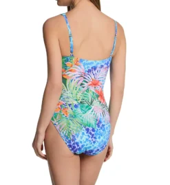 Bleu Rod Beattie Tropical Flight Mio One Piece Swimsuit TF23766 -Lumiere Bikinis Shop bleu rod beattie bleu01 tf23766 bs