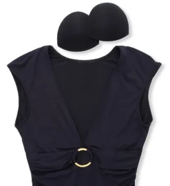 Bleu Rod Beattie Ring Me Up Cap Sleeve Mio One Piece Swimsuit U23206 -Lumiere Bikinis Shop bleu rod beattie bleu01 u23206 cs5