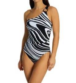 Bleu Rod Beattie New Wave Asymmetrical Mio One Piece Swimsuit W23218
