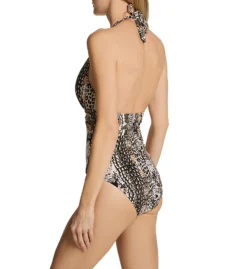 Bleu Rod Beattie Walk On The Wild Side Plunge One Piece Swimsuit WS22747 -Lumiere Bikinis Shop bleu rod beattie bleu01 ws22747 bs
