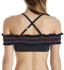 Bleu Rod Beattie Smock It To Ya Off The Shoulder Bandeau Swim Top Y18683 -Lumiere Bikinis Shop bleu rod beattie bleu01 y18683 cs1
