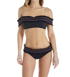 Bleu Rod Beattie Smock It To Ya Off The Shoulder Bandeau Swim Top Y18683 -Lumiere Bikinis Shop bleu rod beattie bleu01 y18683 cs2