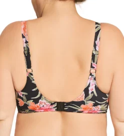 Elomi Dark Tropics Underwire Plunge Bikini Swim Top ES0102 -Lumiere Bikinis Shop elomi elom01 es0102 bs