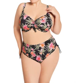 Elomi Dark Tropics Adjustable Brief Swim Bottom ES0173 -Lumiere Bikinis Shop elomi elom01 es0173 cs1