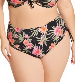 Elomi Dark Tropics Adjustable Brief Swim Bottom ES0173