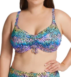 Elomi Electric Savannah Underwire Crop Swim Top ES0706