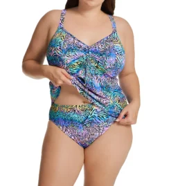 Elomi Electric Savannah Moulded Tankini Swim Top ES0761 -Lumiere Bikinis Shop elomi elom01 es0761 cs1
