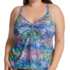 Elomi Electric Savannah Moulded Tankini Swim Top ES0761 -Lumiere Bikinis Shop elomi elom01 es0761 gs