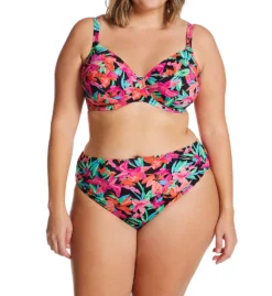 Elomi Savaneta Mid Rise Bikini Brief Swim Bottom ES1372 -Lumiere Bikinis Shop elomi elom01 es1372 cs2