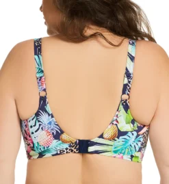 Elomi Pina Colada Underwire Plunge Bikini Swim Top ES7262 -Lumiere Bikinis Shop elomi elom01 es7262 bs