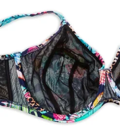 Elomi Pina Colada Underwire Plunge Bikini Swim Top ES7262 -Lumiere Bikinis Shop elomi elom01 es7262 cs6