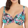 Elomi Pina Colada Underwire Plunge Bikini Swim Top ES7262 -Lumiere Bikinis Shop elomi elom01 es7262 gs