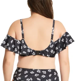 Elomi Plain Sailing Underwire Frill Bikini Swim Top ES7273 -Lumiere Bikinis Shop elomi elom01 es7273 bs