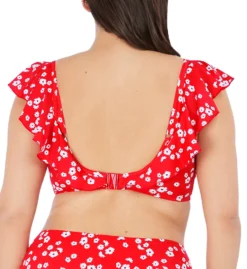 Elomi Plain Sailing Underwire Frill Bikini Swim Top ES7273 -Lumiere Bikinis Shop elomi elom01 es7273 cs2