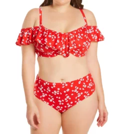 Elomi Plain Sailing Underwire Frill Bikini Swim Top ES7273 -Lumiere Bikinis Shop elomi elom01 es7273 cs4