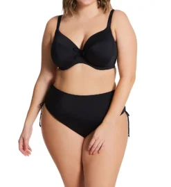 Elomi Plain Sailing Solid Underwire Plunge Swim Top ES7284 -Lumiere Bikinis Shop elomi elom01 es7284 cs1