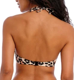 Freya Animal Instinct Underwire Halter Bikini Swim Top AS0390 -Lumiere Bikinis Shop freya fre001 as0390 bs
