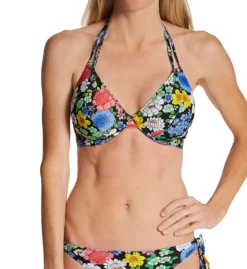 Freya Floral Haze Underwire Bandless Halter Swim Top AS2804