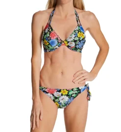 Freya Floral Haze Tie Side Bikini Brief Swim Bottom AS2875 -Lumiere Bikinis Shop freya fre001 as2875 cs1