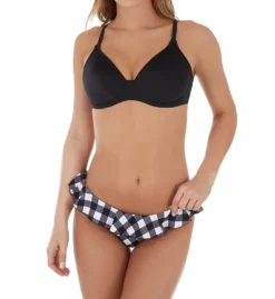 Freya Totally Check Italini Frill Brief Swim Bottom AS2927 -Lumiere Bikinis Shop freya fre001 as2927 cs3