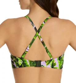 Freya Jungle Oasis Underwire Padded Bandeau Swim Top AS6841 -Lumiere Bikinis Shop freya fre001 as6841 cs1