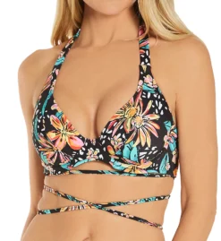 Freya Wild Daisy Banded Halter Underwire Swim Top AS7031