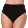 MagicSuit Solid Jersey Shirred Brief Swim Bottom 6006059 -Lumiere Bikinis Shop magicsuit mags01 6006059 gs