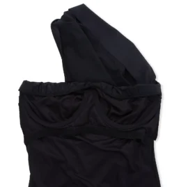 MagicSuit Solid Goddess One Shoulder One Piece Swimsuit 6006074 -Lumiere Bikinis Shop magicsuit mags01 6006074 cs6