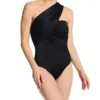 MagicSuit Solid Goddess One Shoulder One Piece Swimsuit 6006074 -Lumiere Bikinis Shop magicsuit mags01 6006074 gs