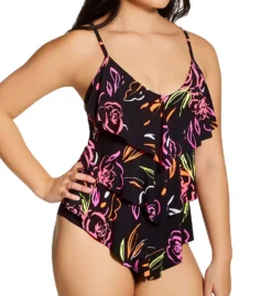 MagicSuit Neon Nature Rita Tankini Swim Top 6010544 -Lumiere Bikinis Shop magicsuit mags01 6010544 fs