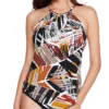 MagicSuit Leaf Through Angelika Tankini Swim Top 6012762 -Lumiere Bikinis Shop magicsuit mags01 6012762 gs