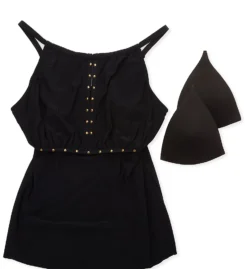 MagicSuit Riveted Donna Tankini Swim Top 6014326 -Lumiere Bikinis Shop magicsuit mags01 6014326 cs6