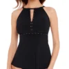 MagicSuit Riveted Donna Tankini Swim Top 6014326 -Lumiere Bikinis Shop magicsuit mags01 6014326 gs