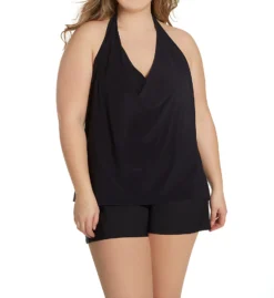 MagicSuit Plus Size Sophie Tankini Swim Top 606015W -Lumiere Bikinis Shop magicsuit mags01 606015w cs1