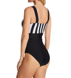 Pour Moi Control Color Block One Piece Swimsuit 1415 -Lumiere Bikinis Shop pour moi pmoi01 1415 bs
