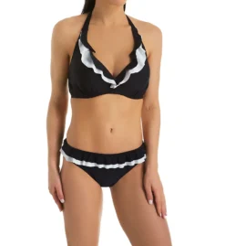 Pour Moi Capri Frill Triangle Hidden Underwire Swim Top 16700 -Lumiere Bikinis Shop pour moi pmoi01 16700 cs1