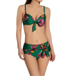 Pour Moi Paradiso Underwire Tie Front Bikini Swim Top 17500 -Lumiere Bikinis Shop pour moi pmoi01 17500 cs1