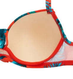 Pour Moi Paradiso Underwire Tie Front Bikini Swim Top 17500 -Lumiere Bikinis Shop pour moi pmoi01 17500 cs2