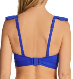 Pour Moi Space Frill Hidden Underwire Convertible Swim Top 18102 -Lumiere Bikinis Shop pour moi pmoi01 18102 bs