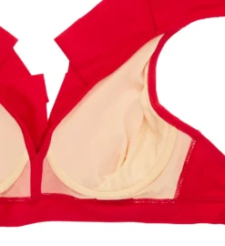 Pour Moi Space Frill Hidden Underwire Convertible Swim Top 18102 -Lumiere Bikinis Shop pour moi pmoi01 18102 cs6